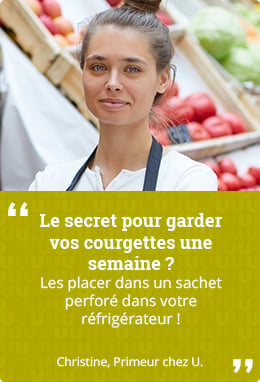 Conserver des courgettes